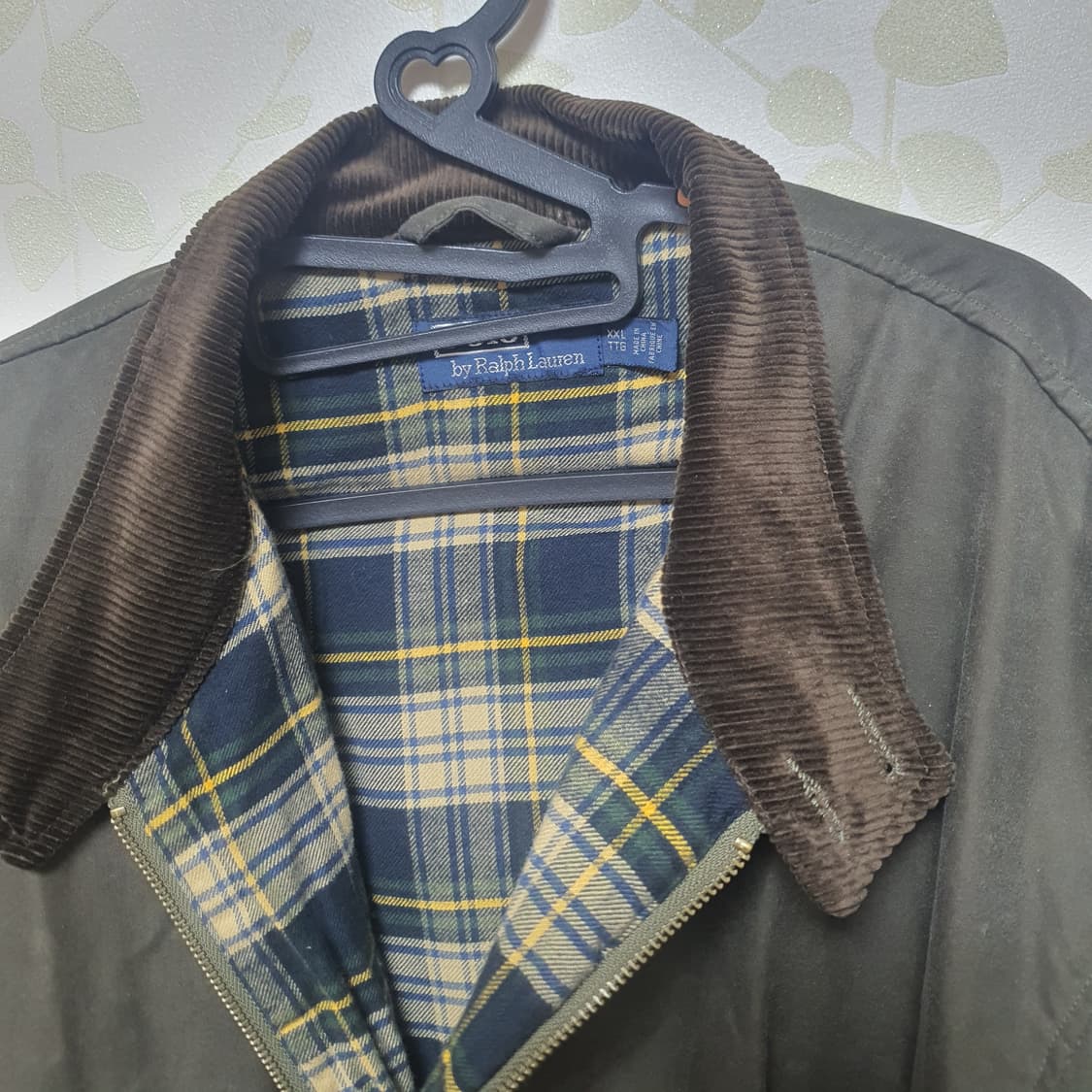 폴로 랄프로렌 왁스드 바라쿠타 자켓 판매합니다. 상품이미지6