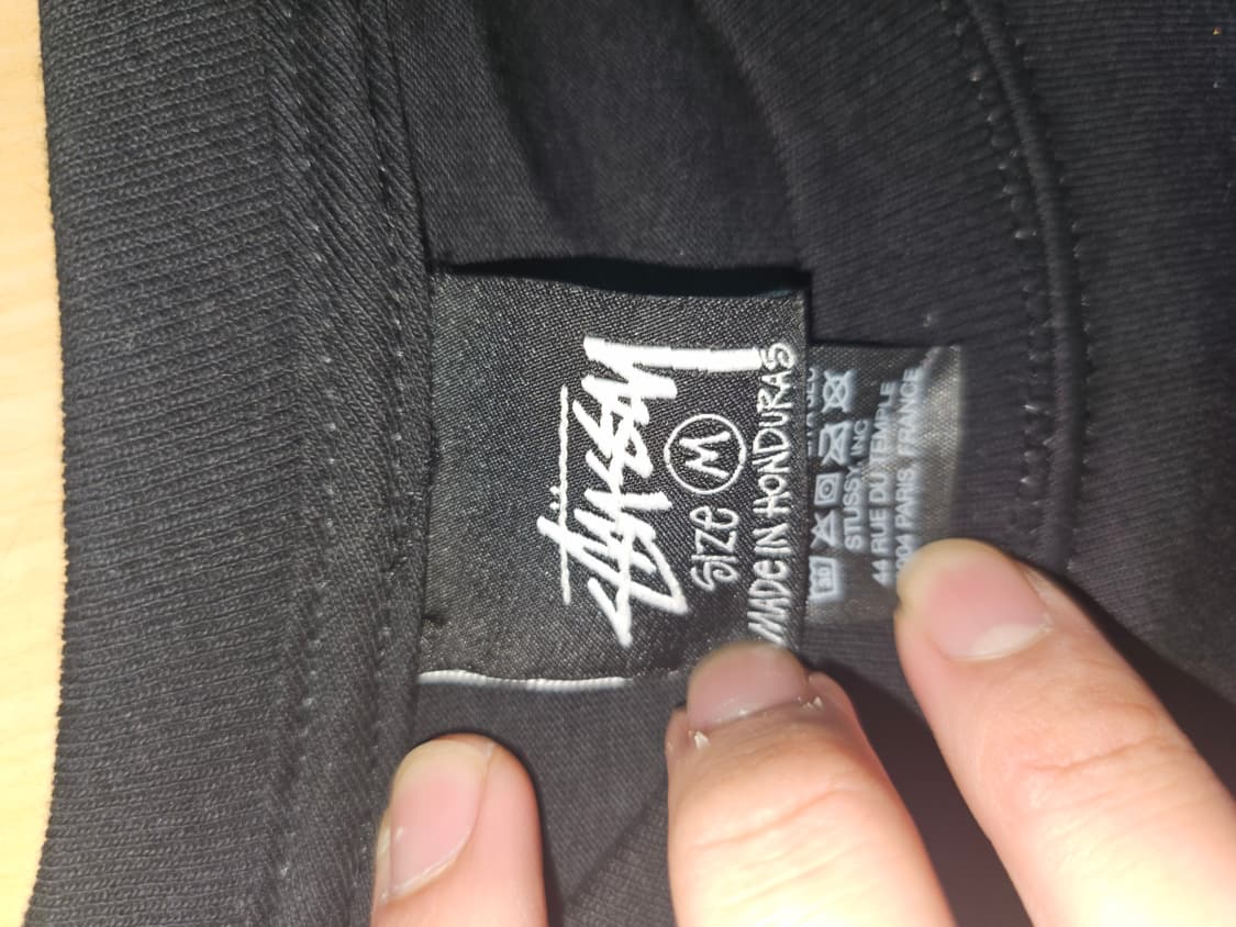 스투시 립 케이지 롱슬리브 티셔츠 블랙 M 상품이미지3