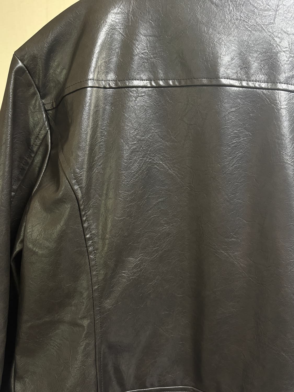 샵사이다 바이커 레더 자켓 상품이미지6