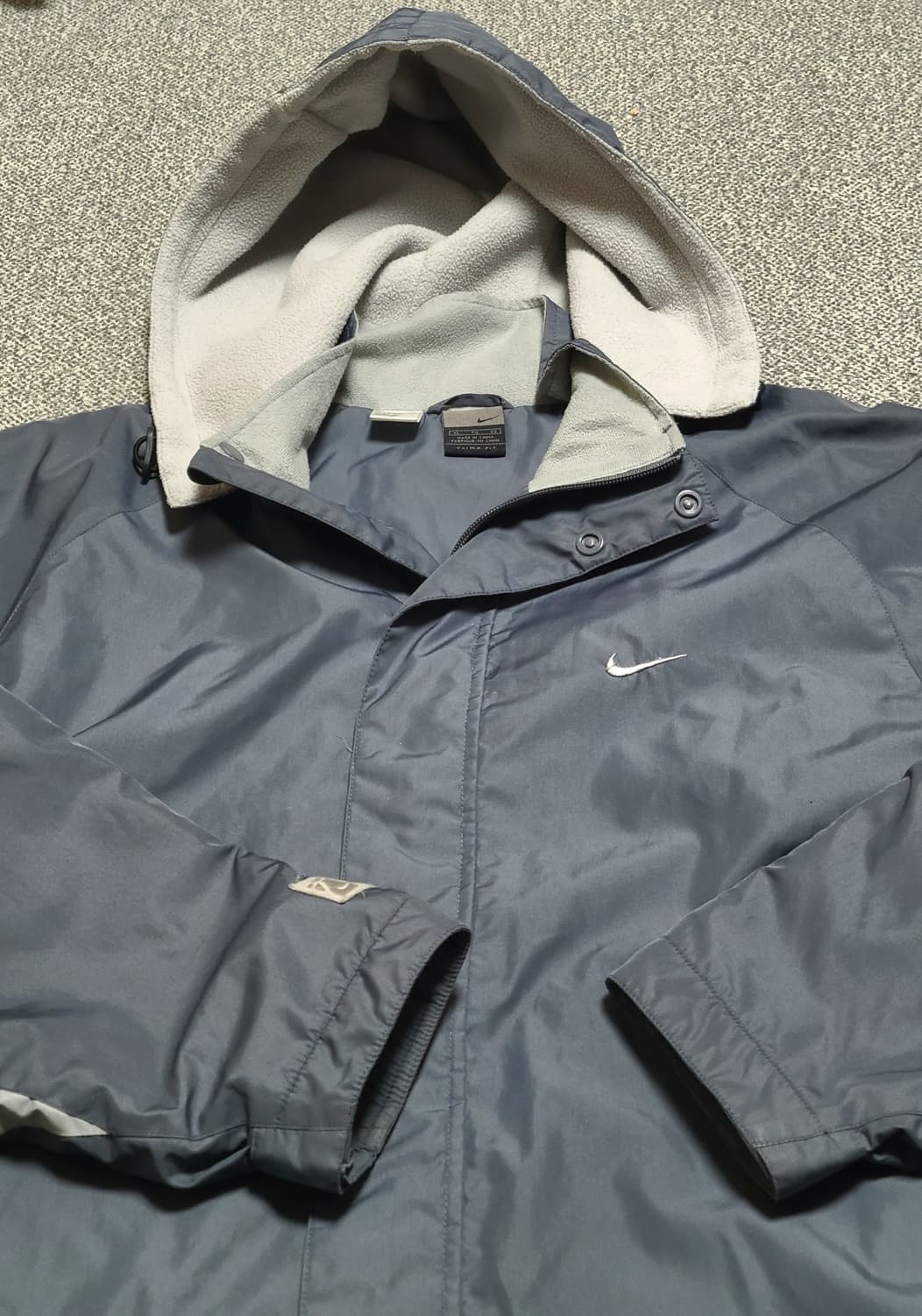 나이키  기모 후드 바람막이 XL 실측  125 상품이미지2