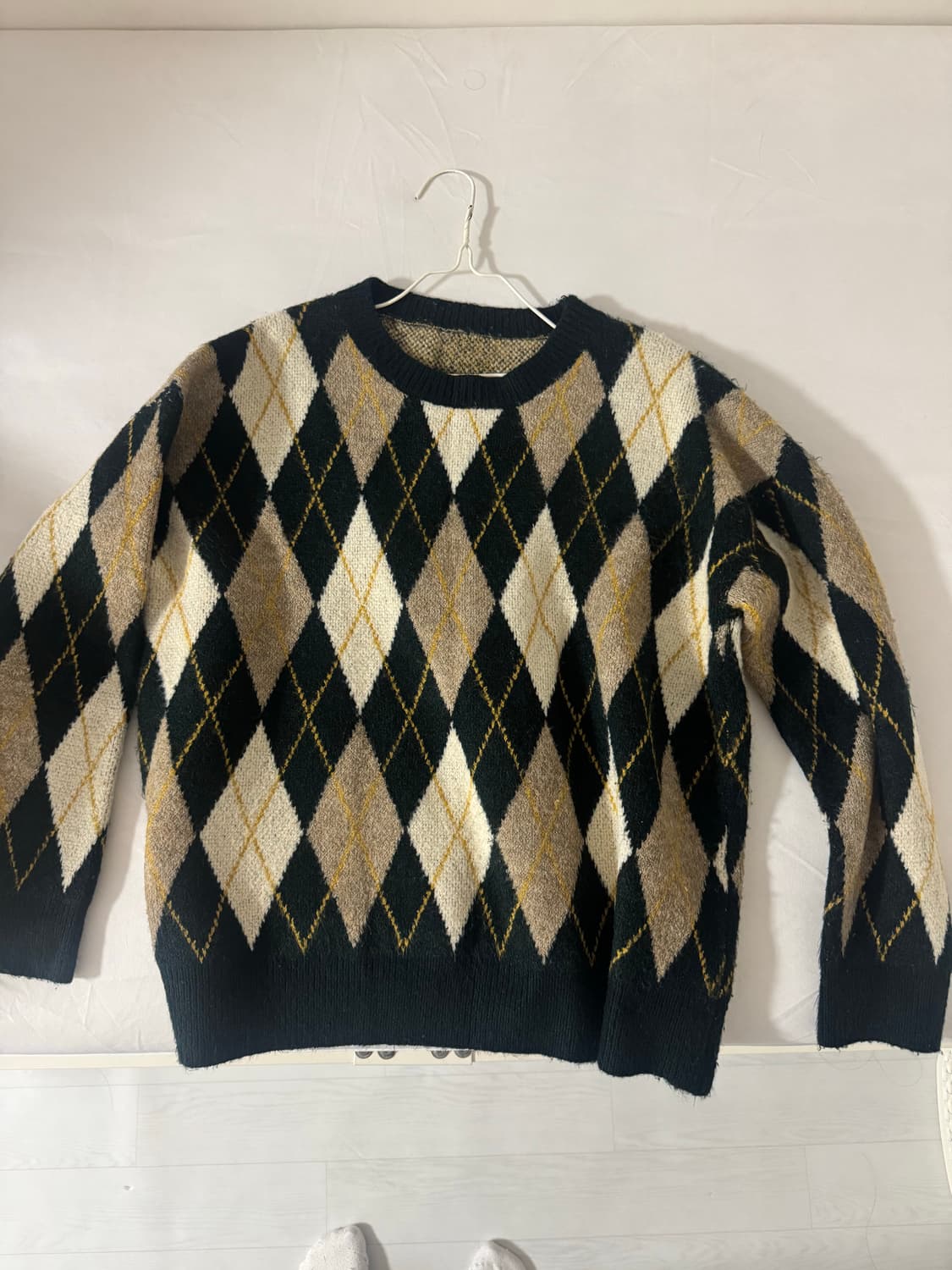 아가일 니트 상품이미지2