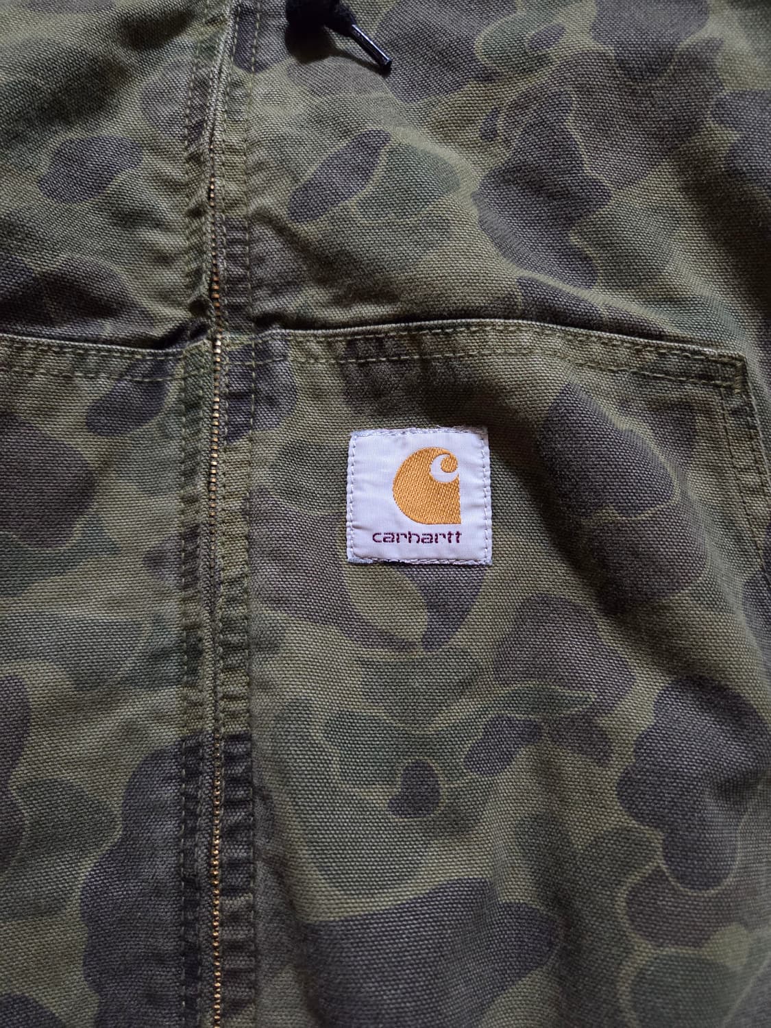 새상품 칼하트 덕카모 자켓 그린 상품이미지2