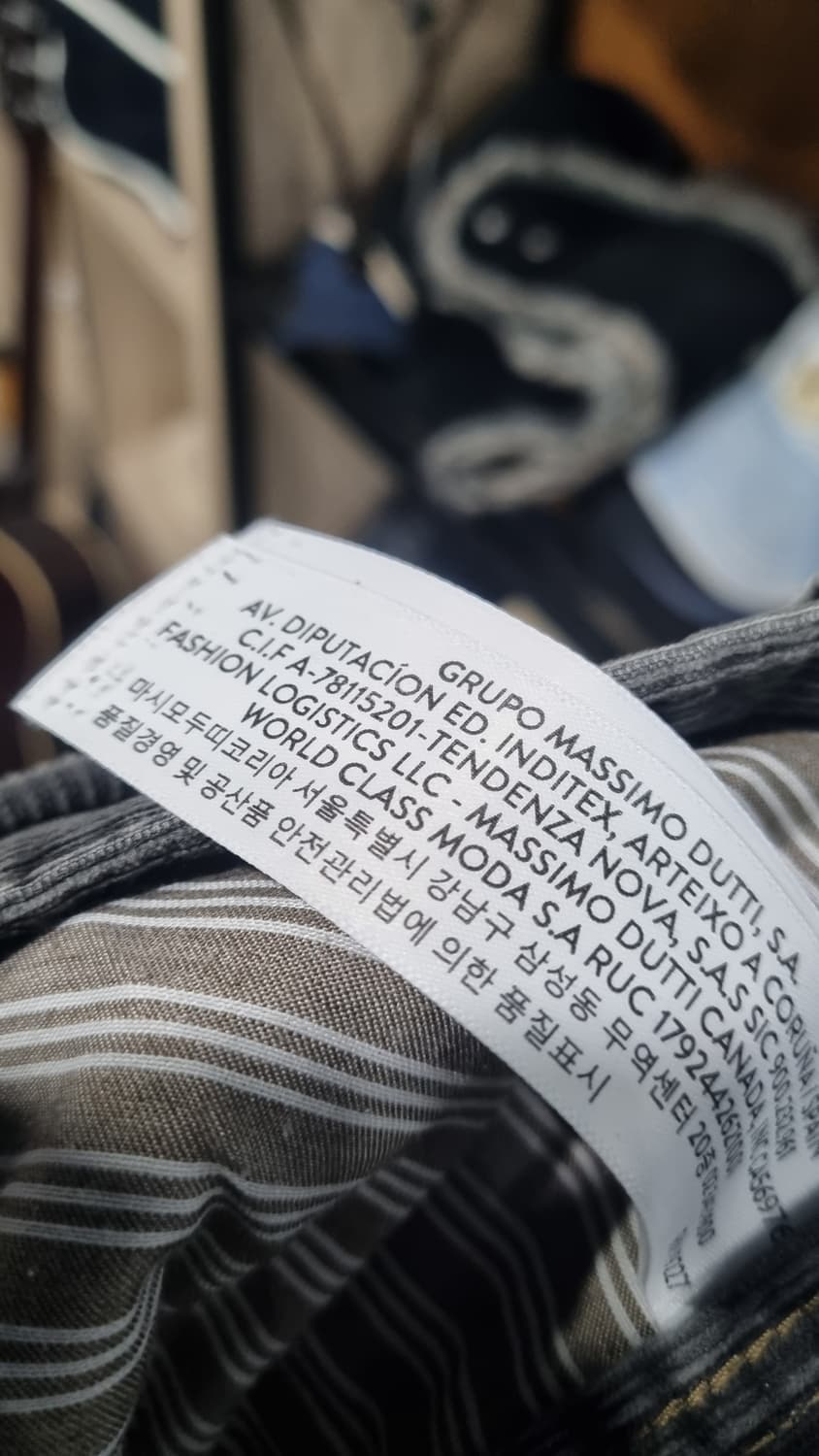 마시모두띠 Massimo Dutti  33~34size 골덴바지 상품이미지4