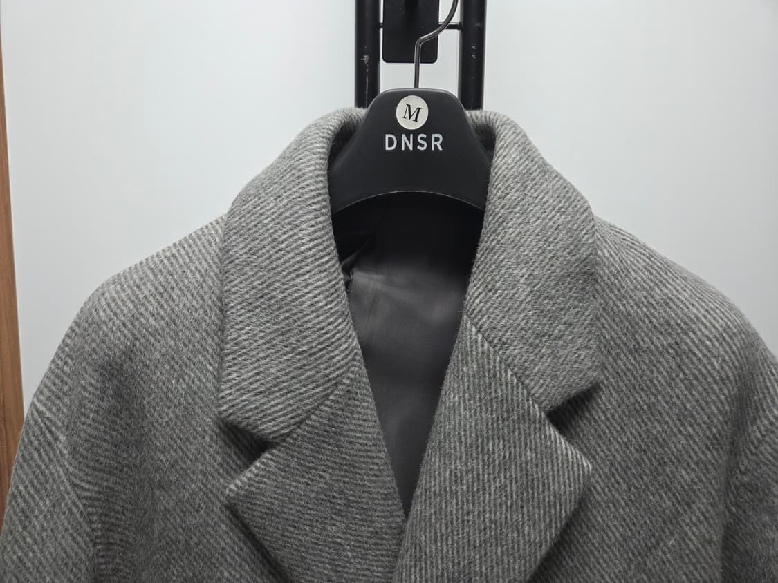 마마가리 오버사이즈 핸드메이드 코트 트윌 그레이 44 사이즈 상품이미지2