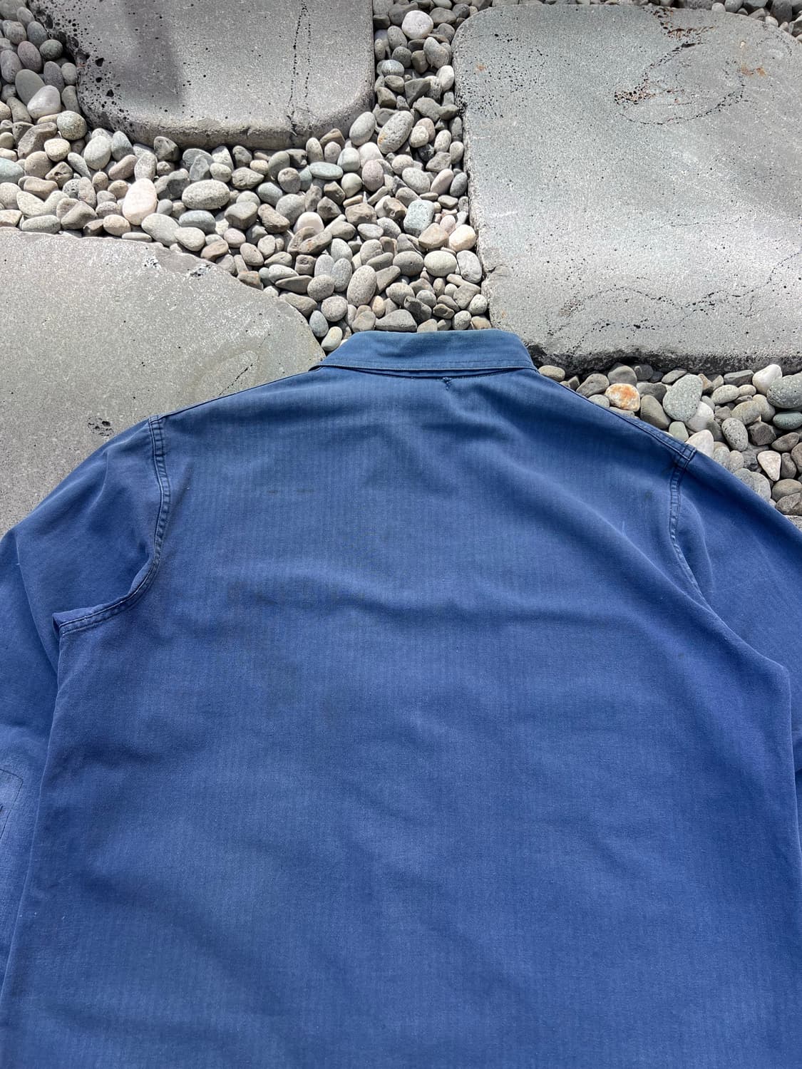 FADED VINTAGE WASHING HBT 헤링본트윌프렌치워크자켓 상품이미지7