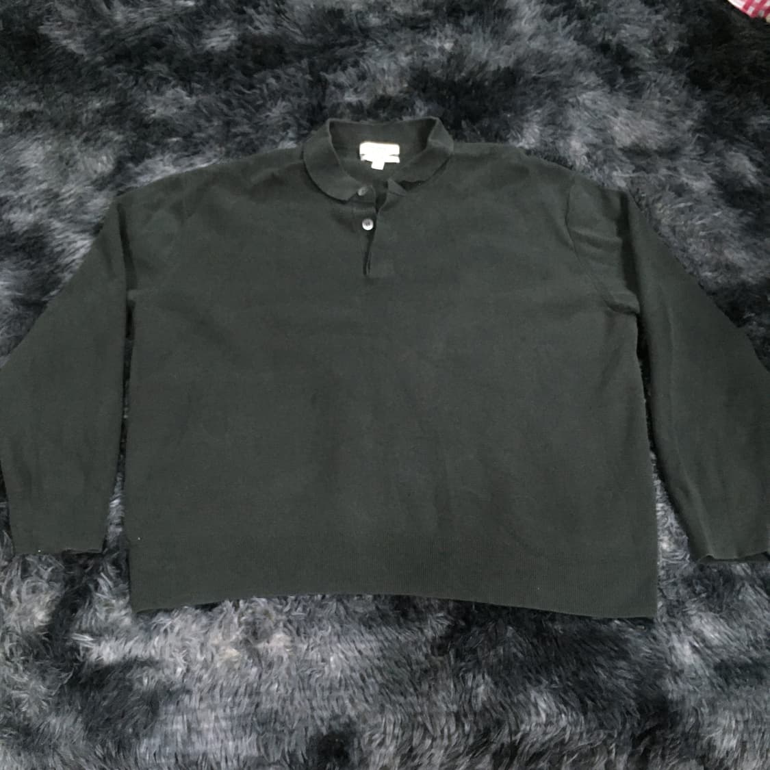 투티/A9 COS RELAXED PK 긴팔 카라 딥카키 헨리넥 미니멀 상품이미지1