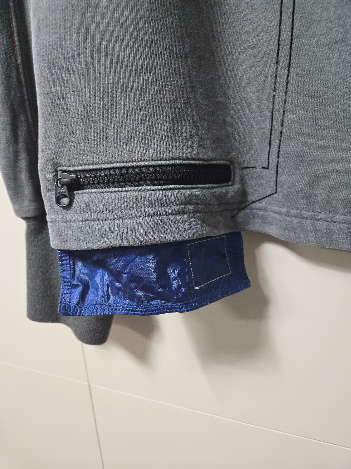 M.P.Q 피그먼트 원포켓 롱슬리브 오버사이즈 상품이미지3