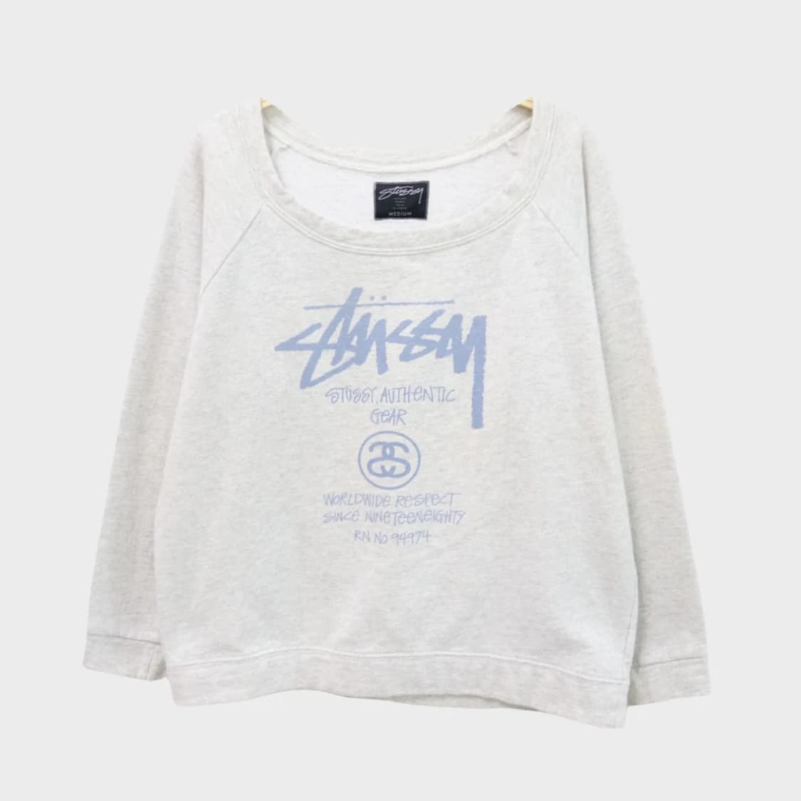 STUSSY 스투시 크롭 맨투맨 69638 상품이미지1