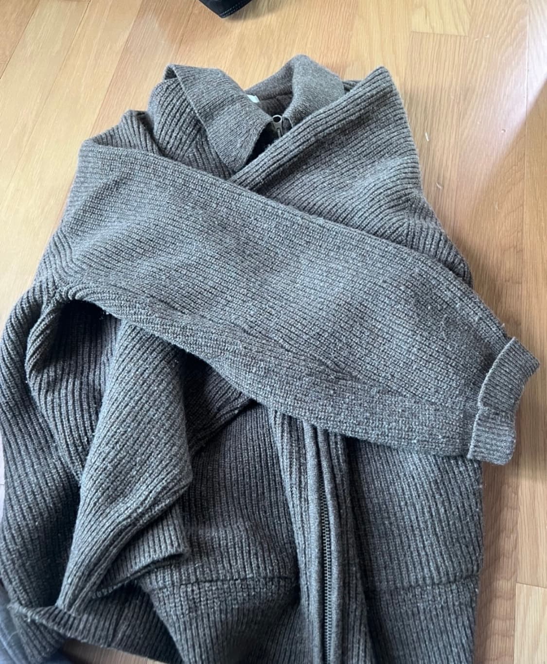 니티드 비얼디드키드 집업xl 상품이미지3