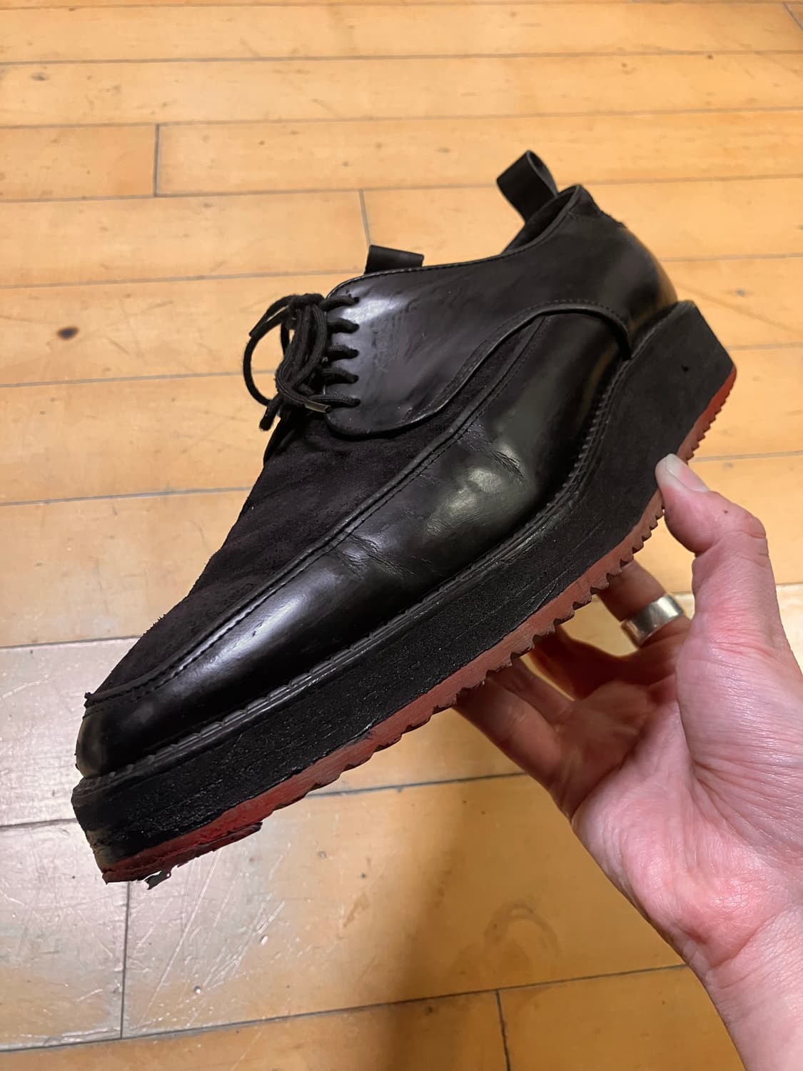 bikkembergs 비캠버그 포인티드 토 샤크솔 더비42 (270) 상품이미지2