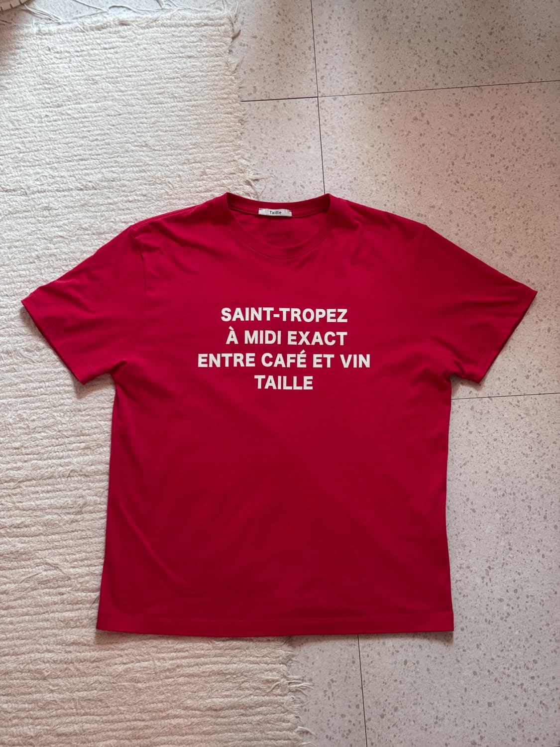 타일레 SAINT-TROPEZ 60S T-SHIRT RED 상품이미지1
