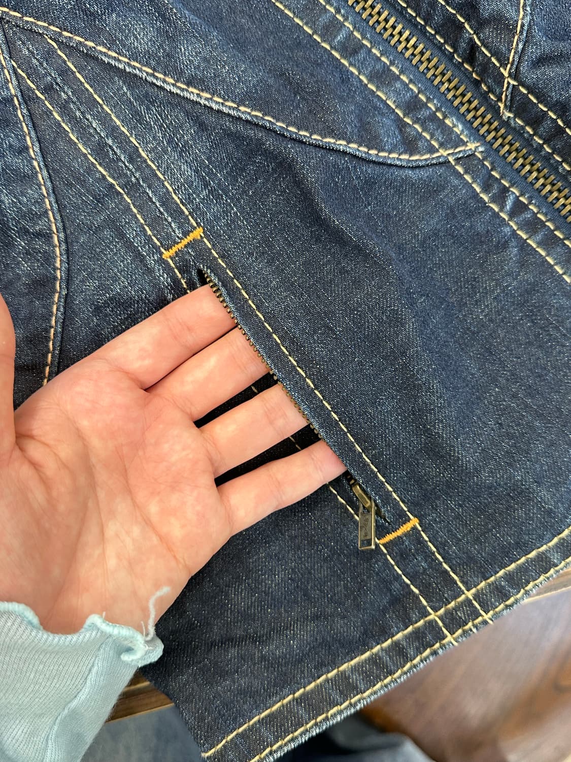 Levis 리바이스 하이넥 데님 자켓 y2k 상품이미지5