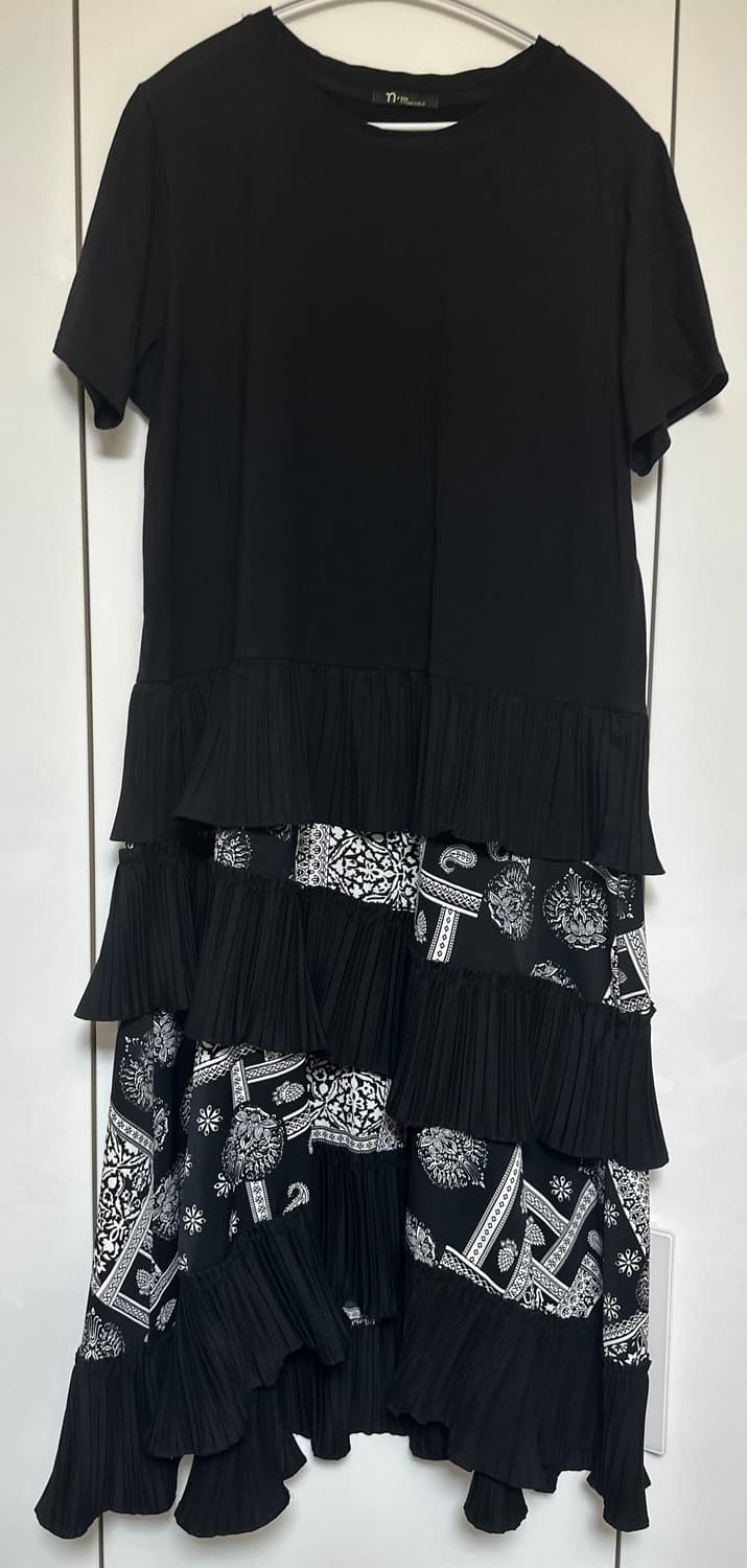 반팔프릴롱원피스 상품이미지2