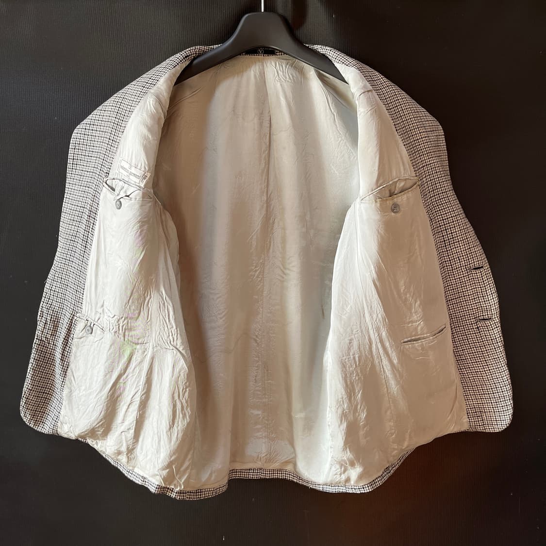 80s 올드 발렌티노 퓨어 실크 테일러드 자켓 상품이미지9