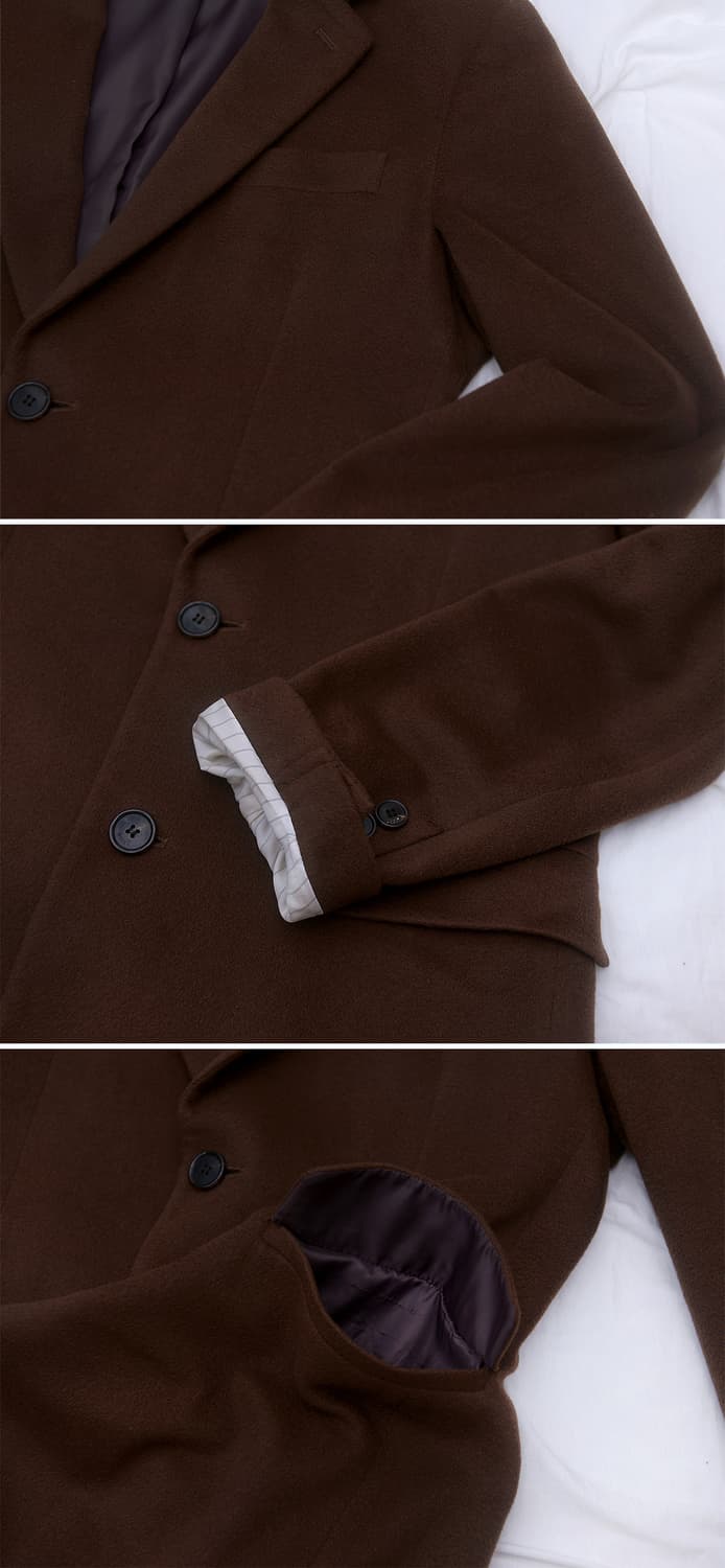 지이크 콜롬보 이태리 퓨어 캐시미어 싱글 클래식 코트 (95-100) 상품이미지8