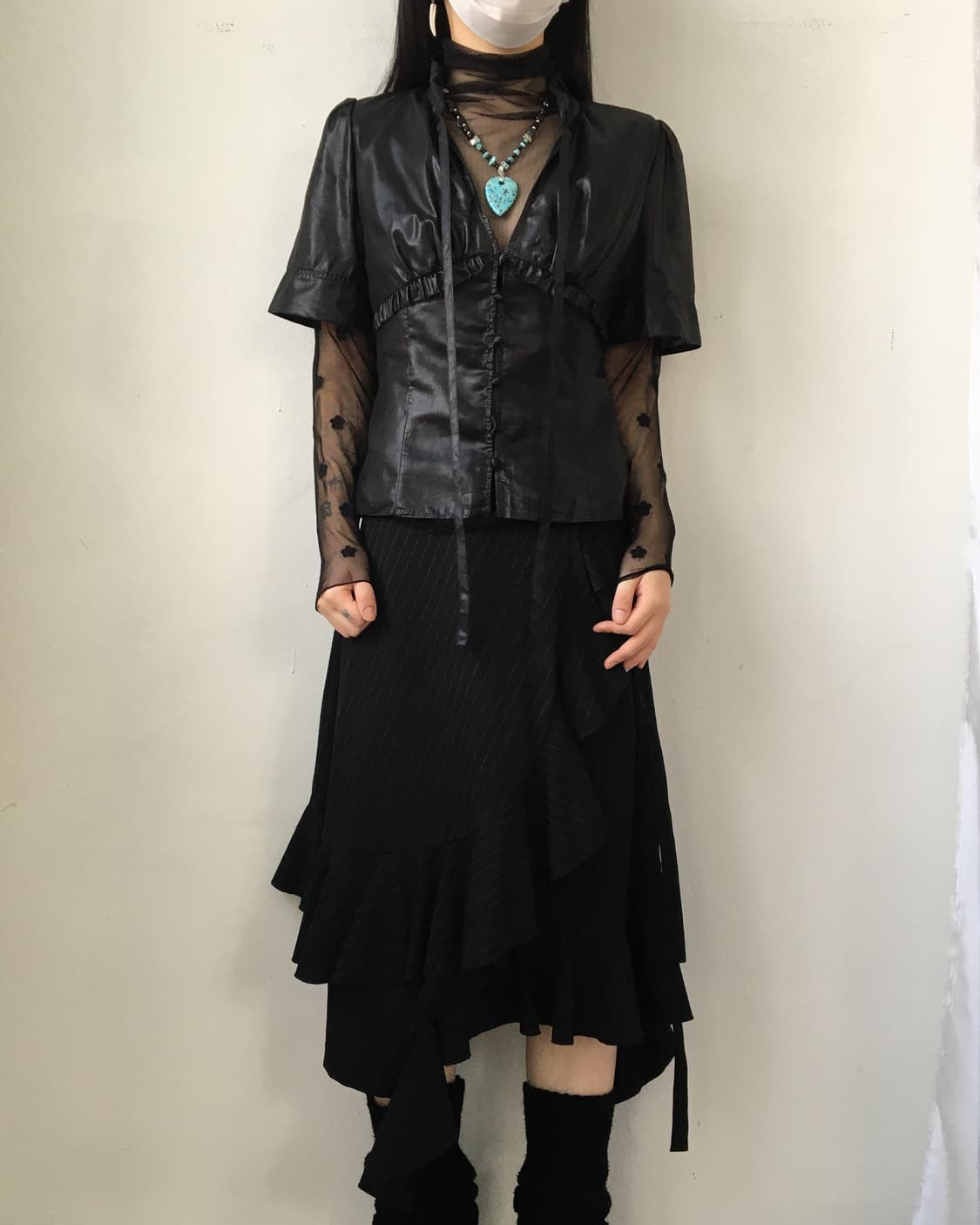 Glossy blouse 상품이미지4