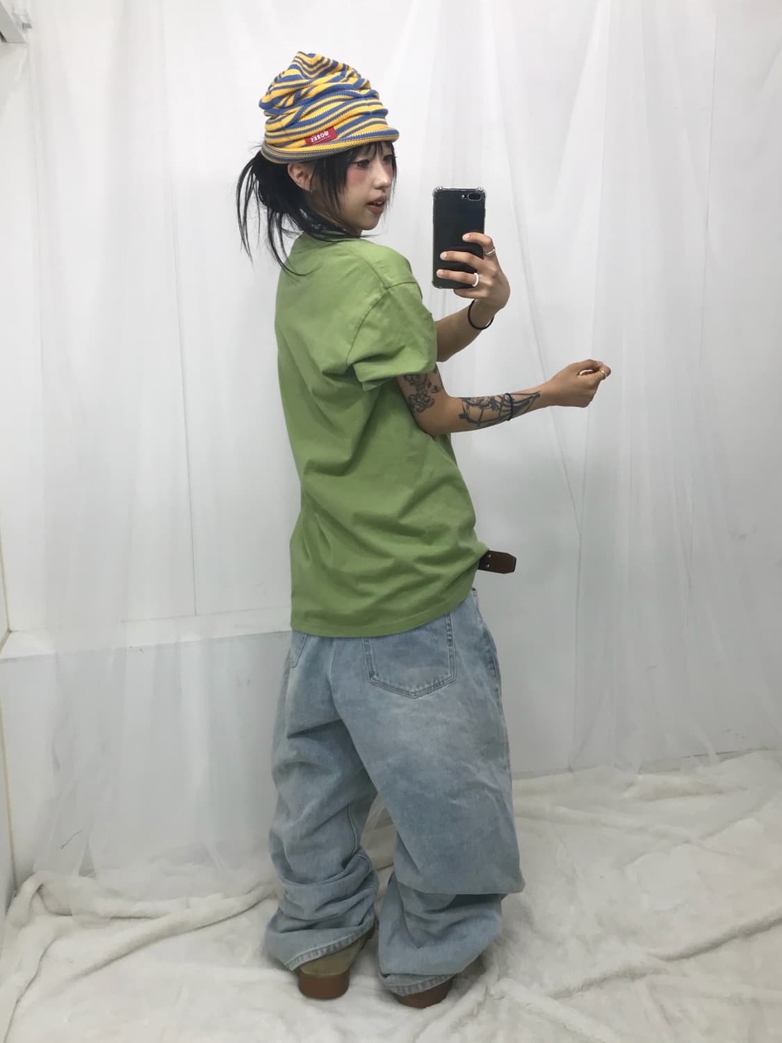 슈프림 X 주욕 트래짓 티셔츠 모스 - 25Ss 상품이미지6