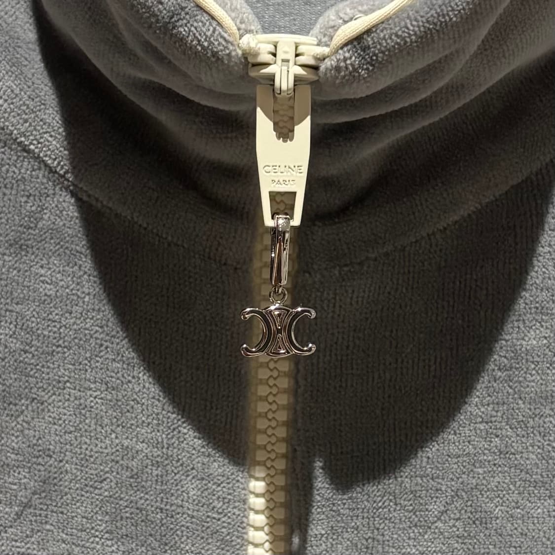 S/셀린느 트리오페 벨벳 트레이닝 집업 상품이미지2