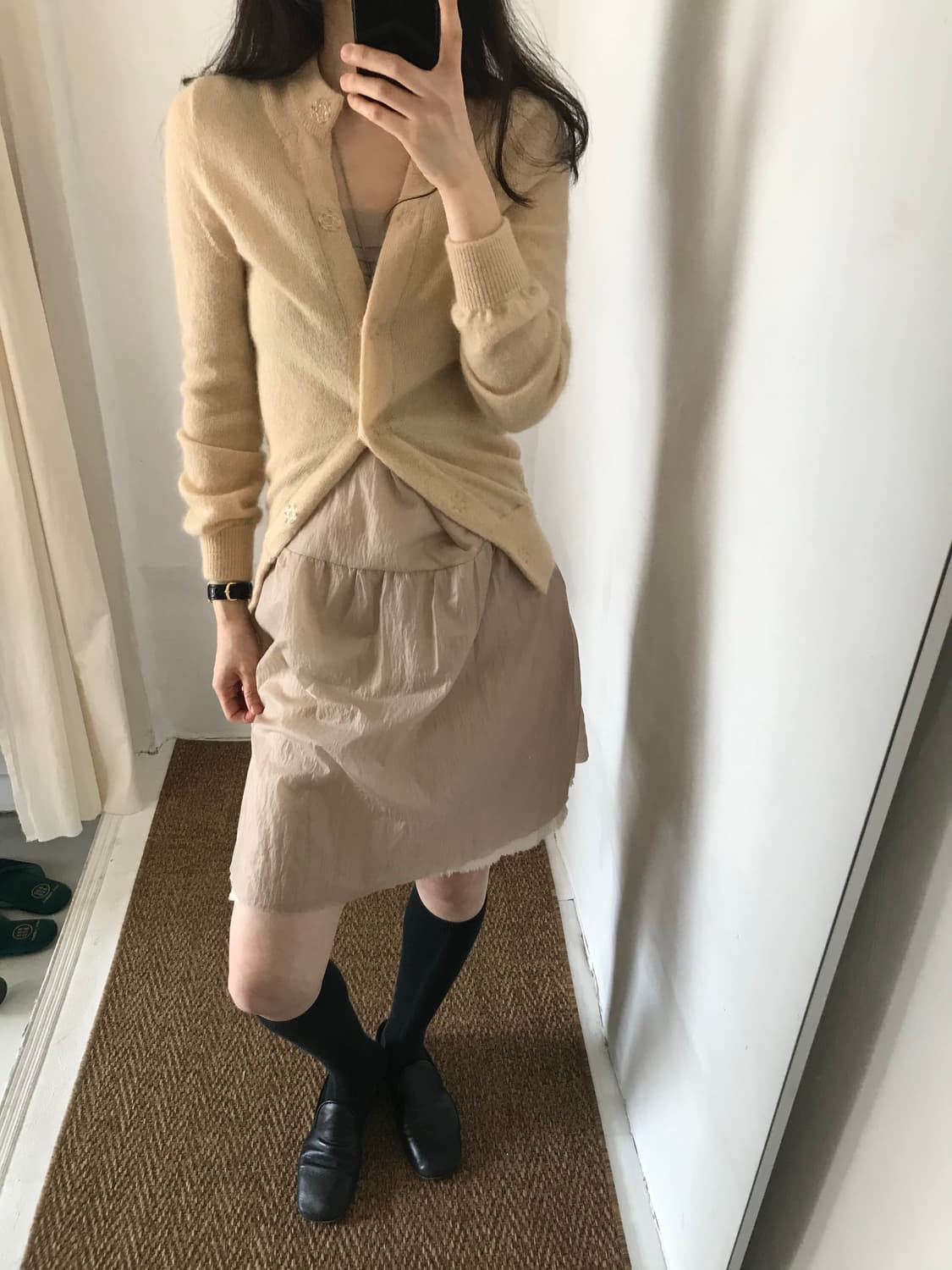 docking cardigan dress 상품이미지1