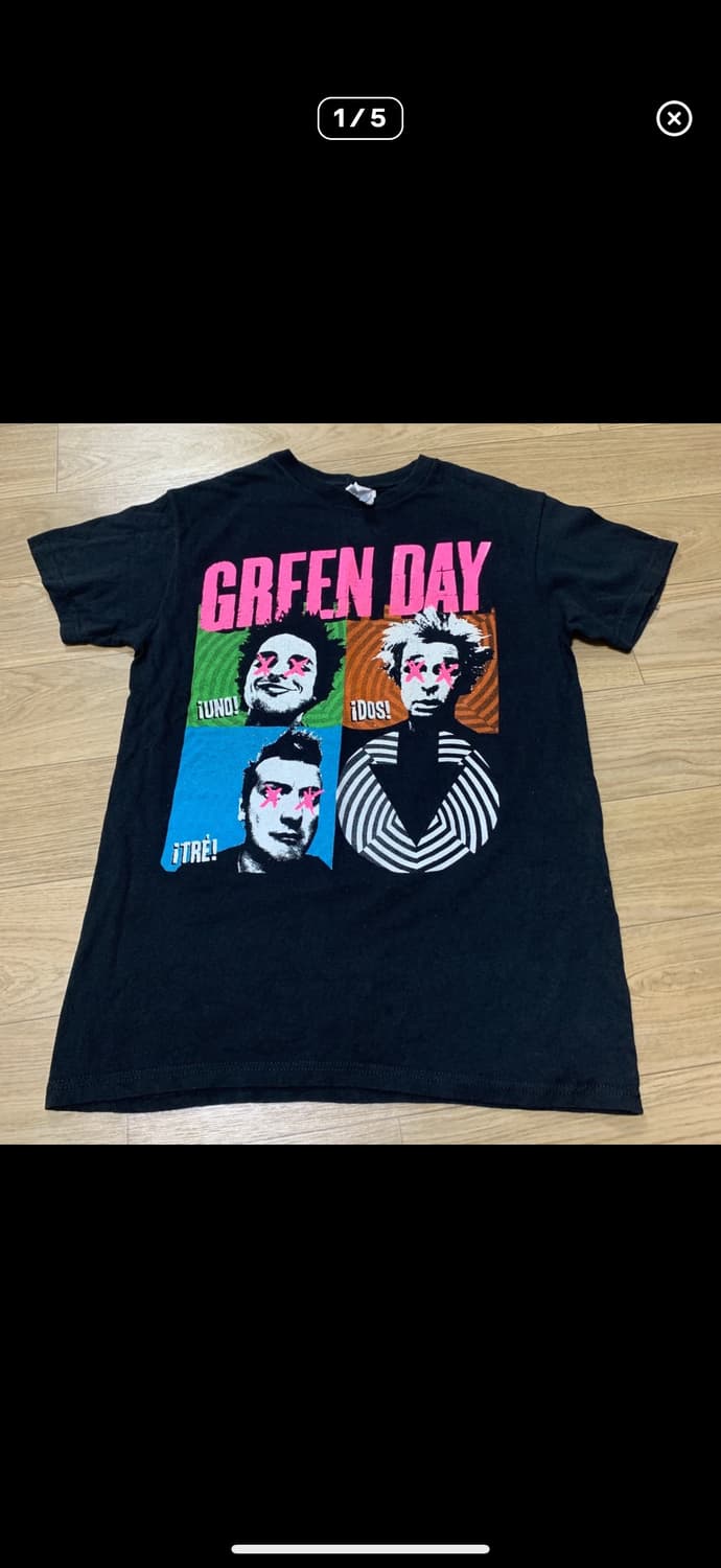 S)Greenday 그린데이 티셔츠 상품이미지1