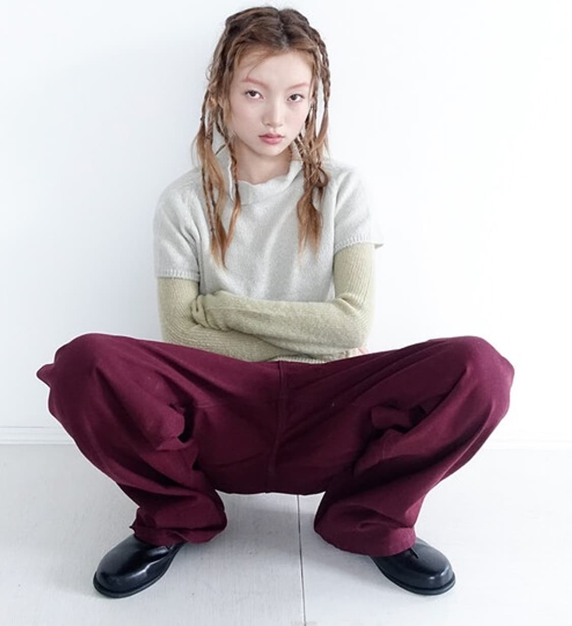 faerie mohair slim knit top  상품이미지1