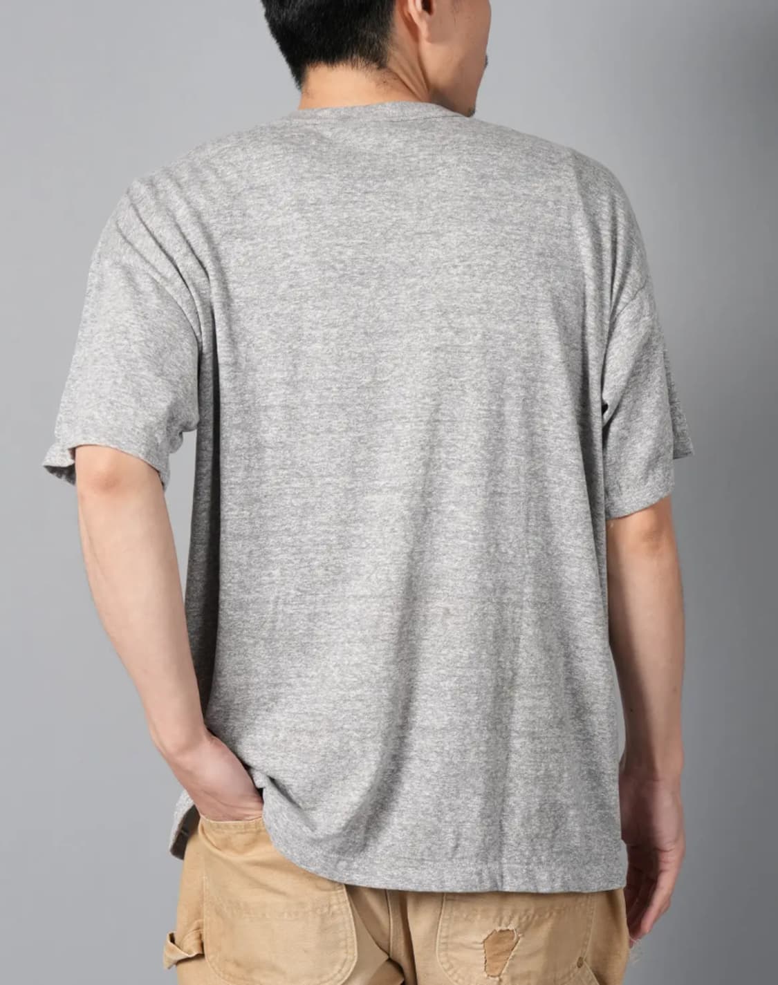 [새상품/XL] 세인트미카엘 x 베르베르진 영 반팔 티셔츠 그레이 상품이미지5