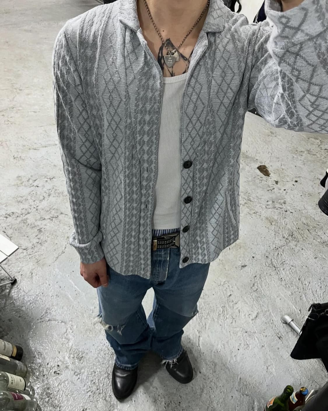 Semantic Design knit cardigan 상품이미지1