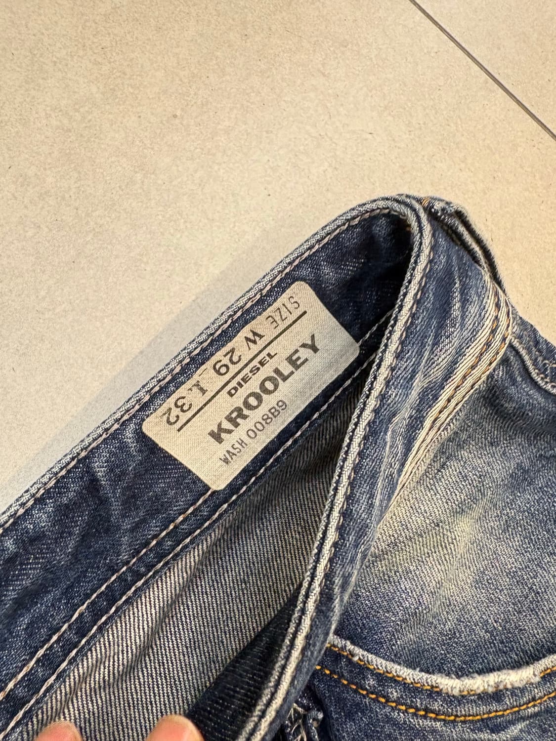 디젤 KROOLEY 스트레이트 데님 상품이미지6