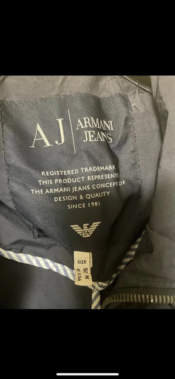 알마니 진스 armani jeans 바람막이 자켓 m 상품이미지2
