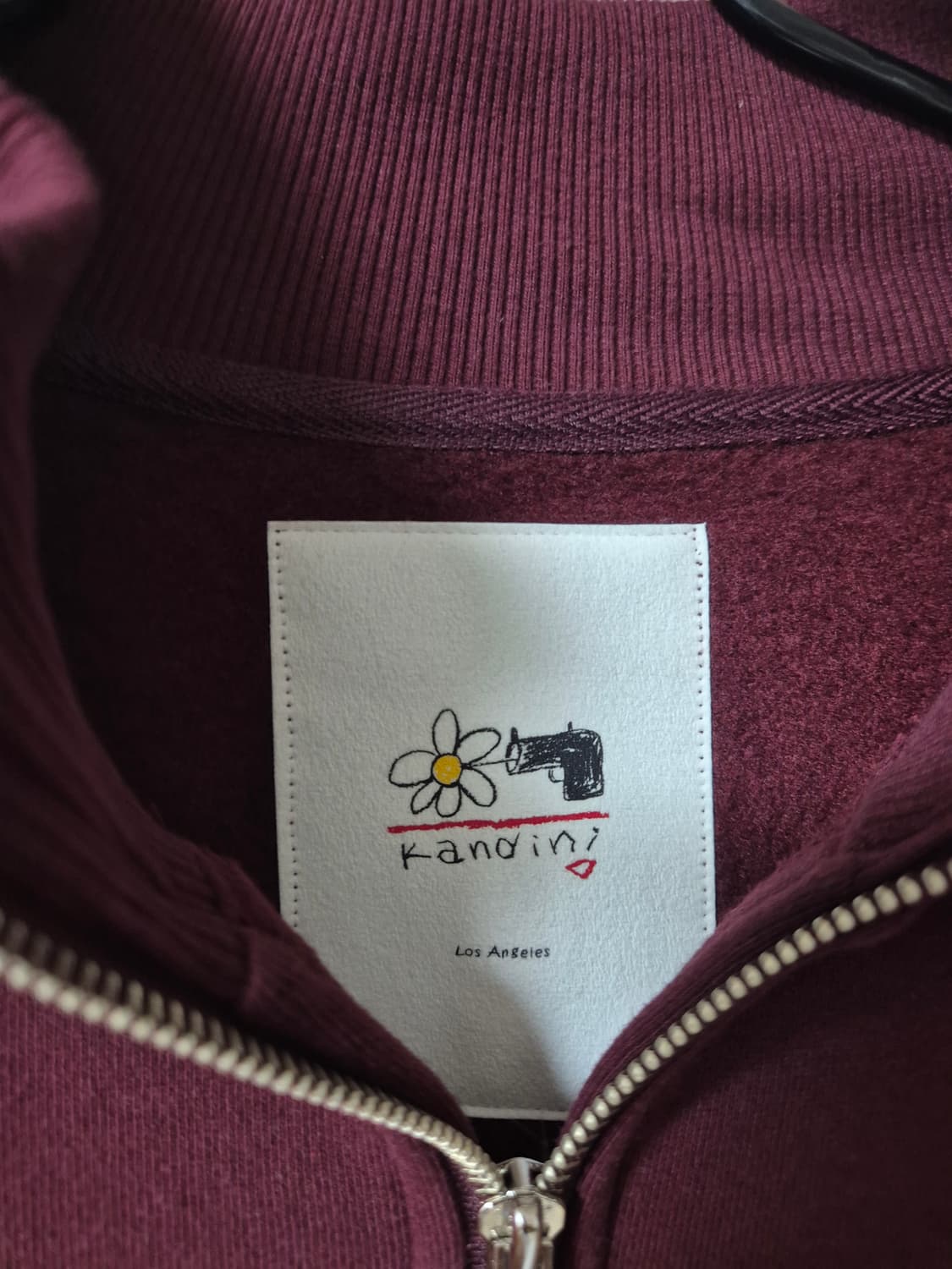 (새제품) 칸디니 골프웨어 반집업 맨투맨 상품이미지4