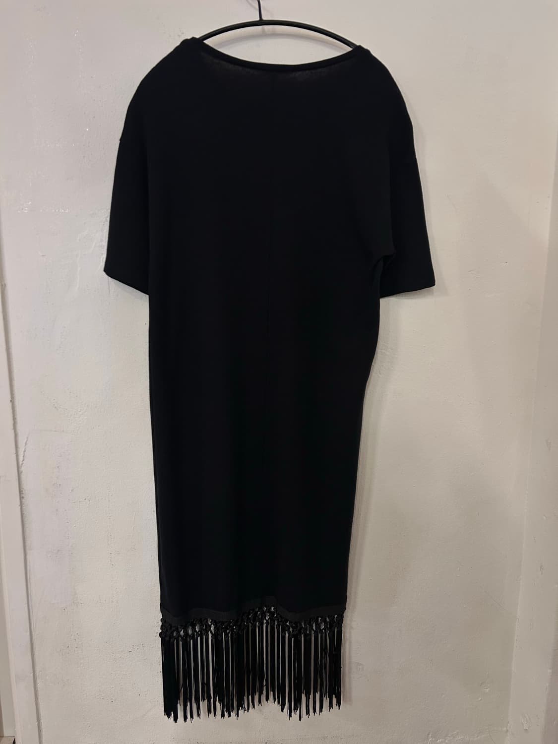 ZARA 자라 블랙 프링지 원피스 EUR S (실측 M) 상품이미지6
