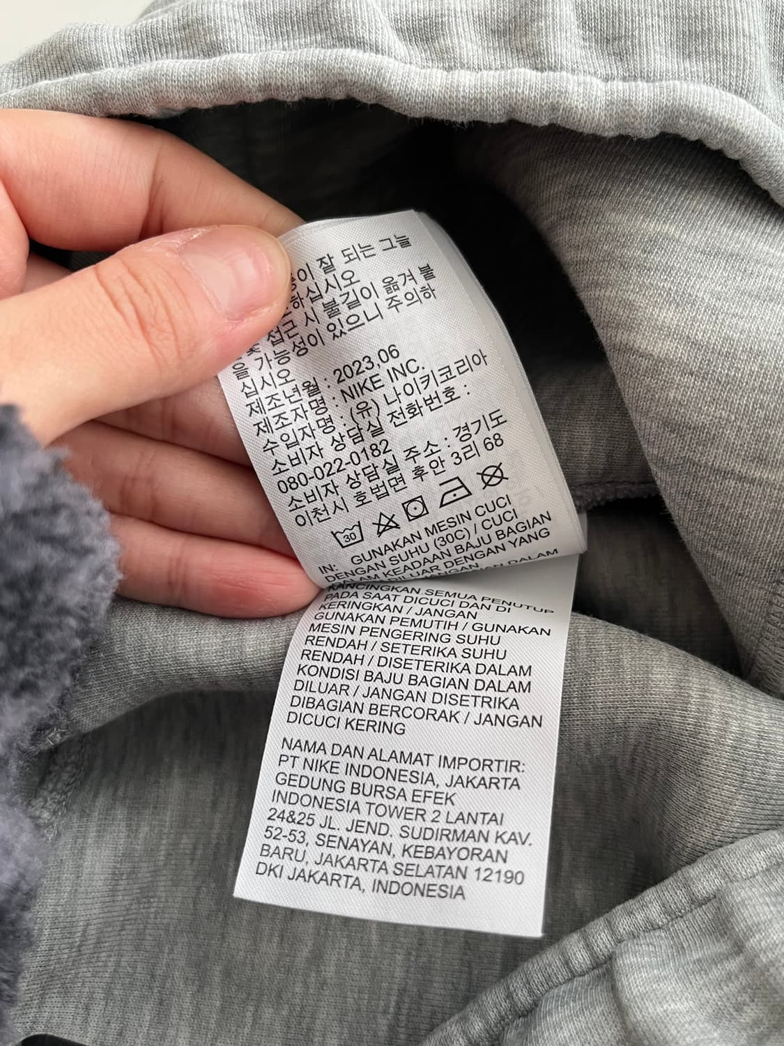 L) 나이키 테크팩 조거 팬츠 그레이 상품이미지5