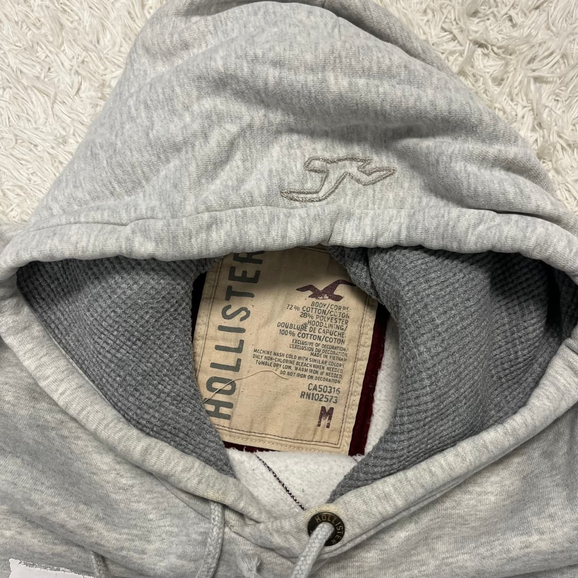 Hollister melange grey hoodie 상품이미지6