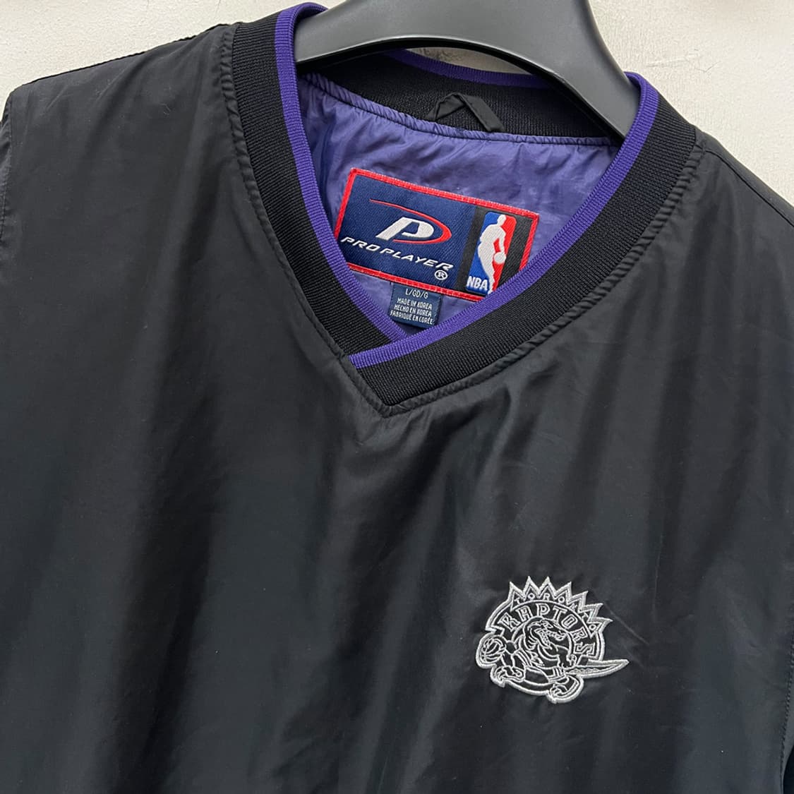 90s USA 프로플레이어 NBA 토론토 랩터스 웜업 L 상품이미지3