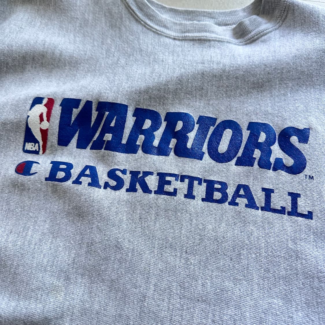 90s 챔피온 리버스위브 NBA 골든스테이트 맨투맨 상품이미지2