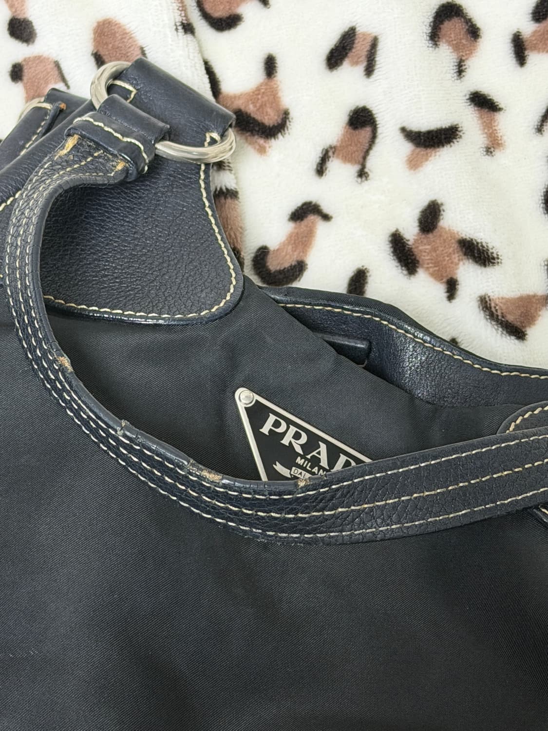 프라다 빈티지 나일론 호보백 숄더백 상품이미지3