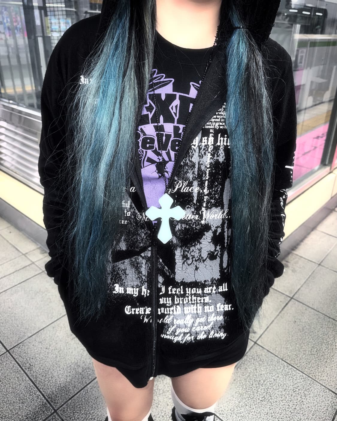 Punk Hoodie Zip-up 상품이미지3