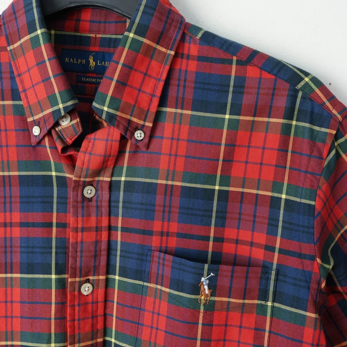 95/폴로 포켓 코튼 체크셔츠 상품이미지3