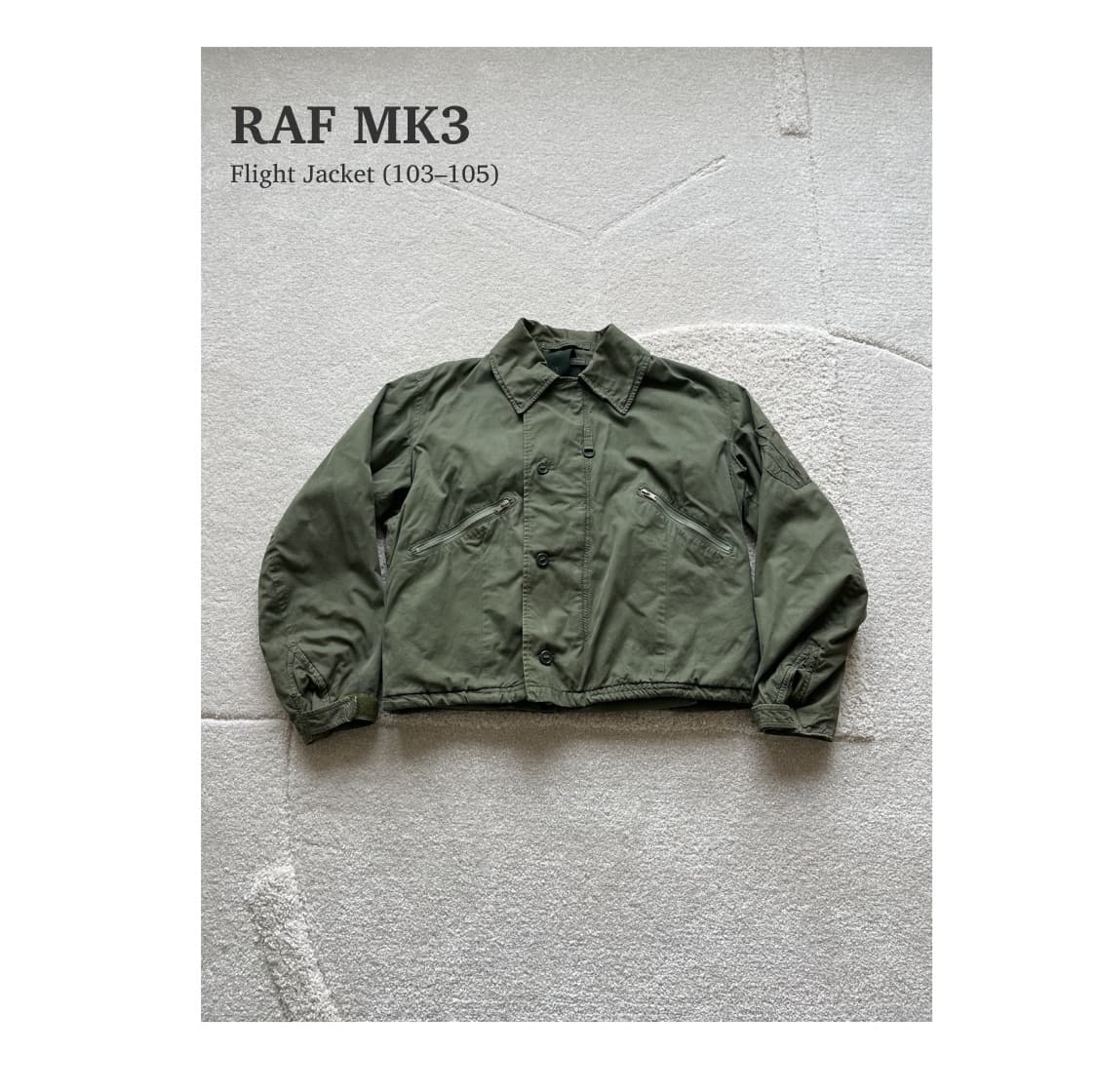 RAF MK3 Flight Jacket (103–105) 상품이미지1