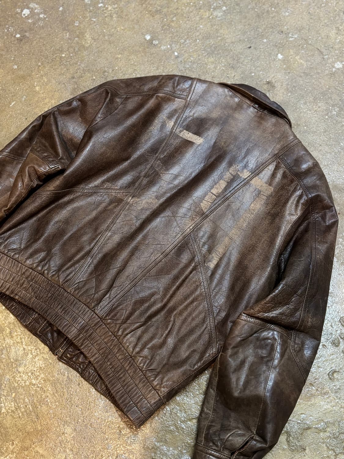 빈티지 가죽 자켓 상품이미지8