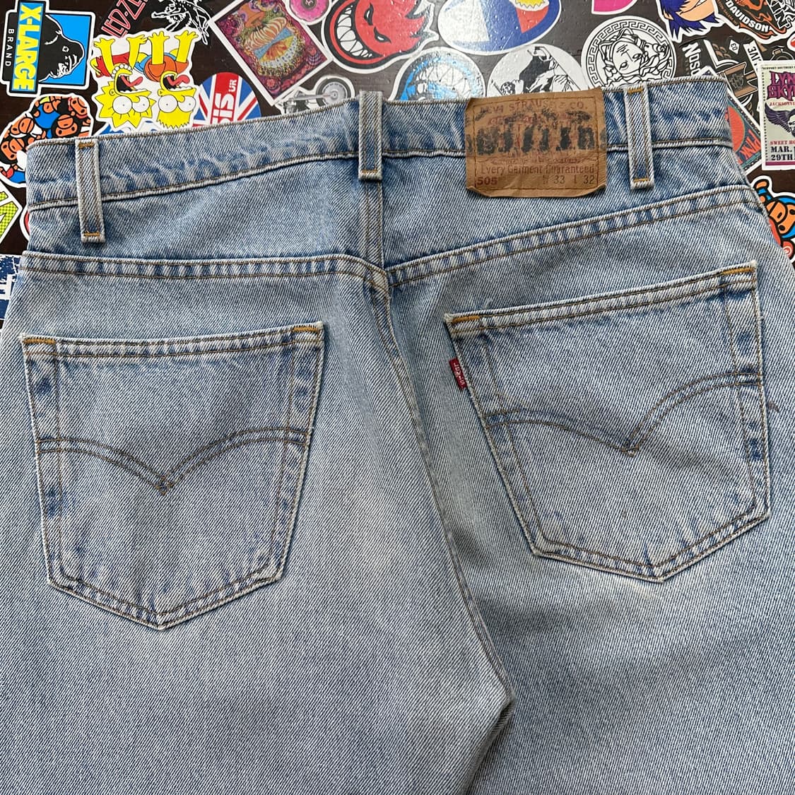 90s 리바이스 505 블루 진 데님 팬츠 33 상품이미지3