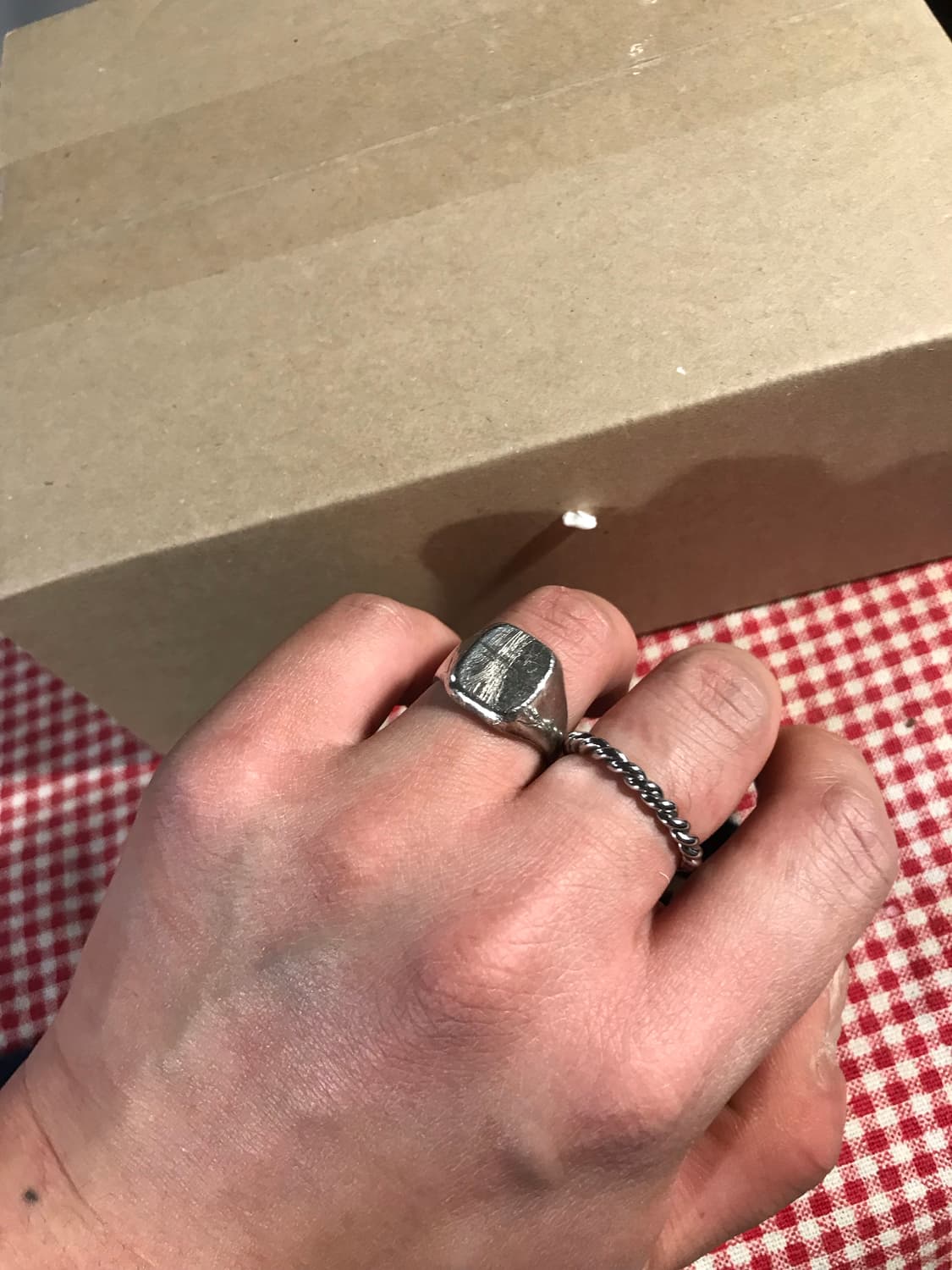 빈티지 써지컬 트위스터 밴드링 상품이미지3