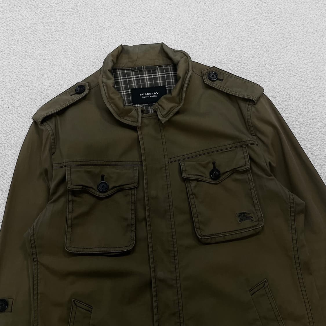 버버리 Burberry 블랙라벨 밀리터리 자켓 브라운 상품이미지2