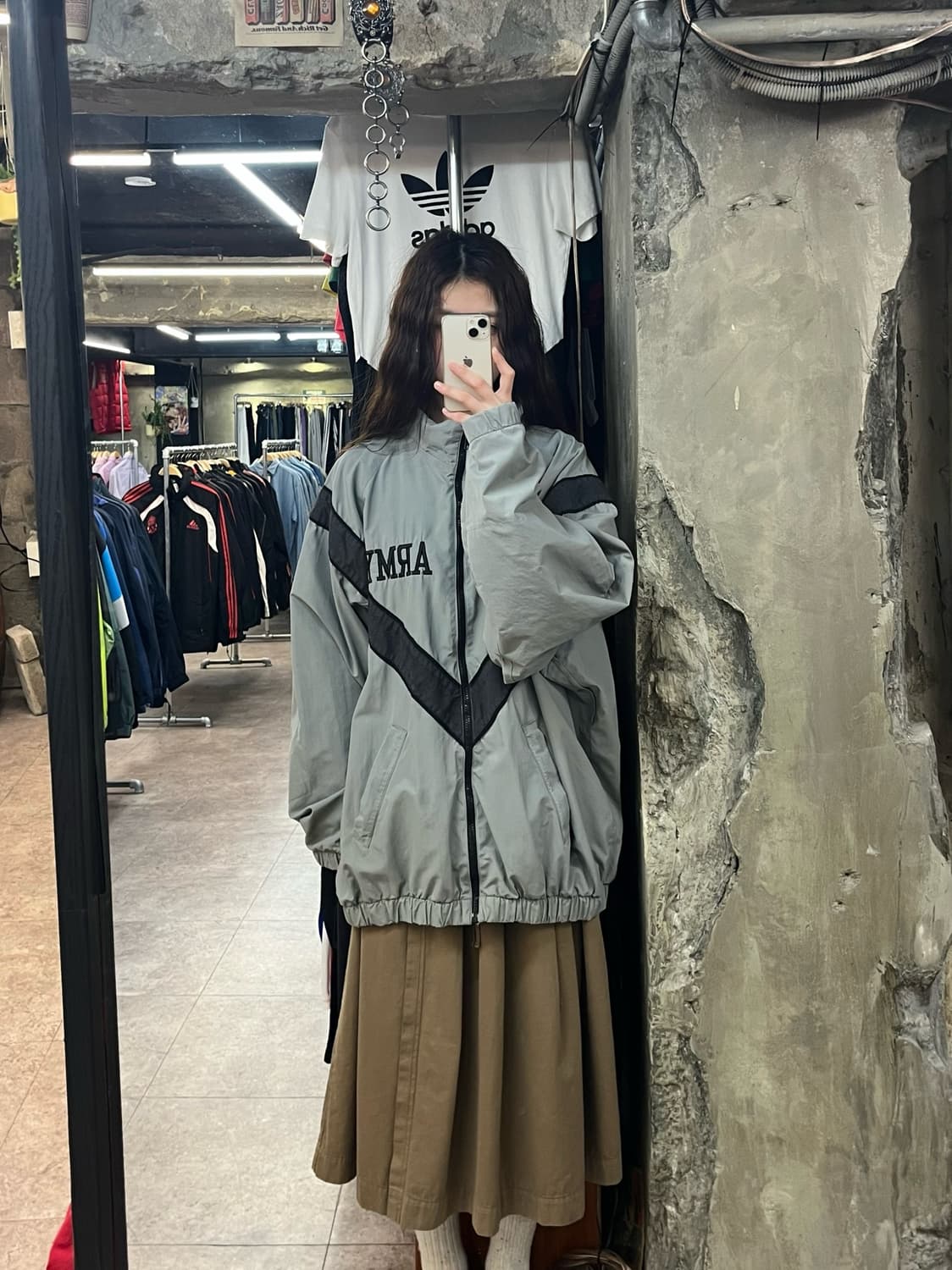 U.S. Army IPFU 바람막이 자켓 그레이 #csz2447 상품이미지2