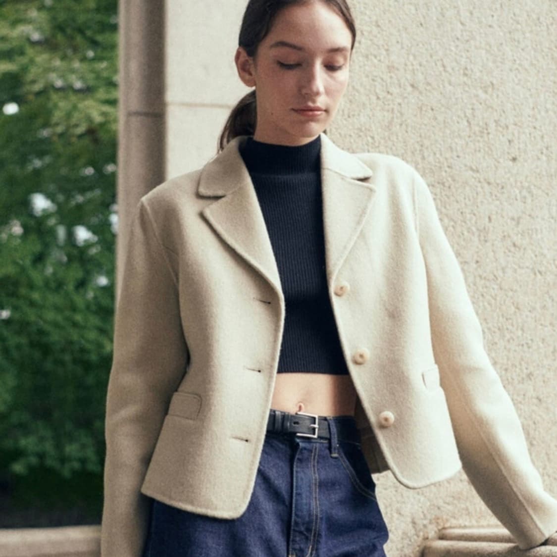 루에브르 핸드메이드 울자켓 상품이미지3