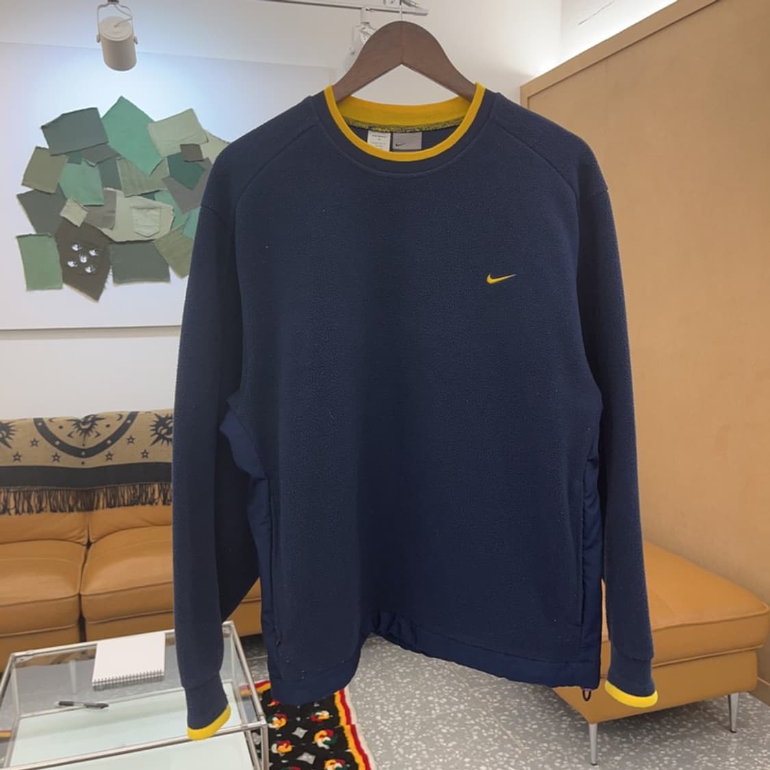 나이키 90s 올드스쿨 스우시 플리스 우븐 맨투맨 95 C06419 상품이미지3