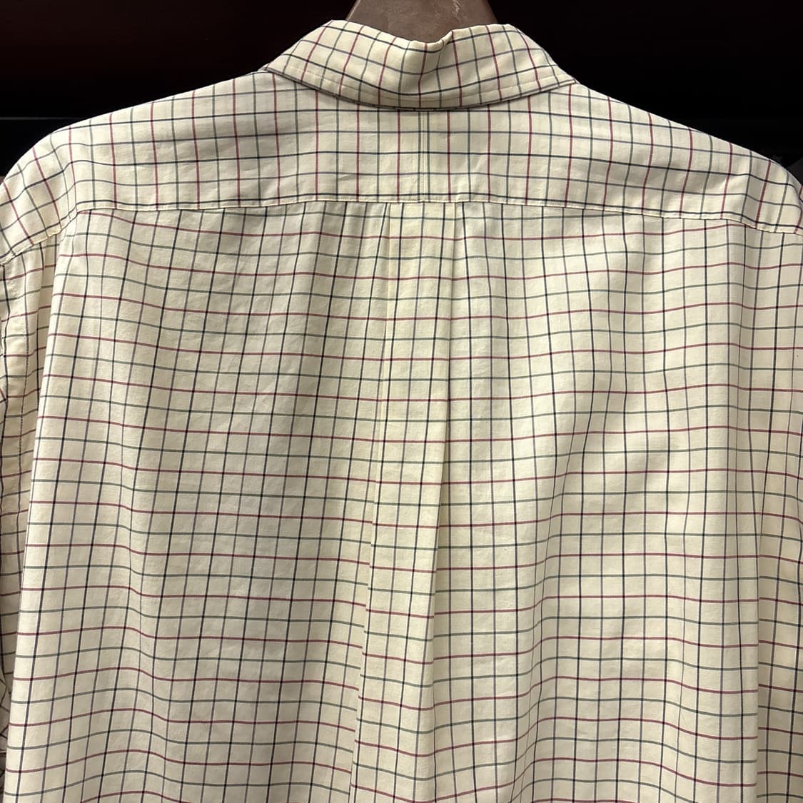 00s 폴로 랄프로렌 라이트옐로우 윈도우체크 버튼다운 셔츠 N1102 상품이미지4