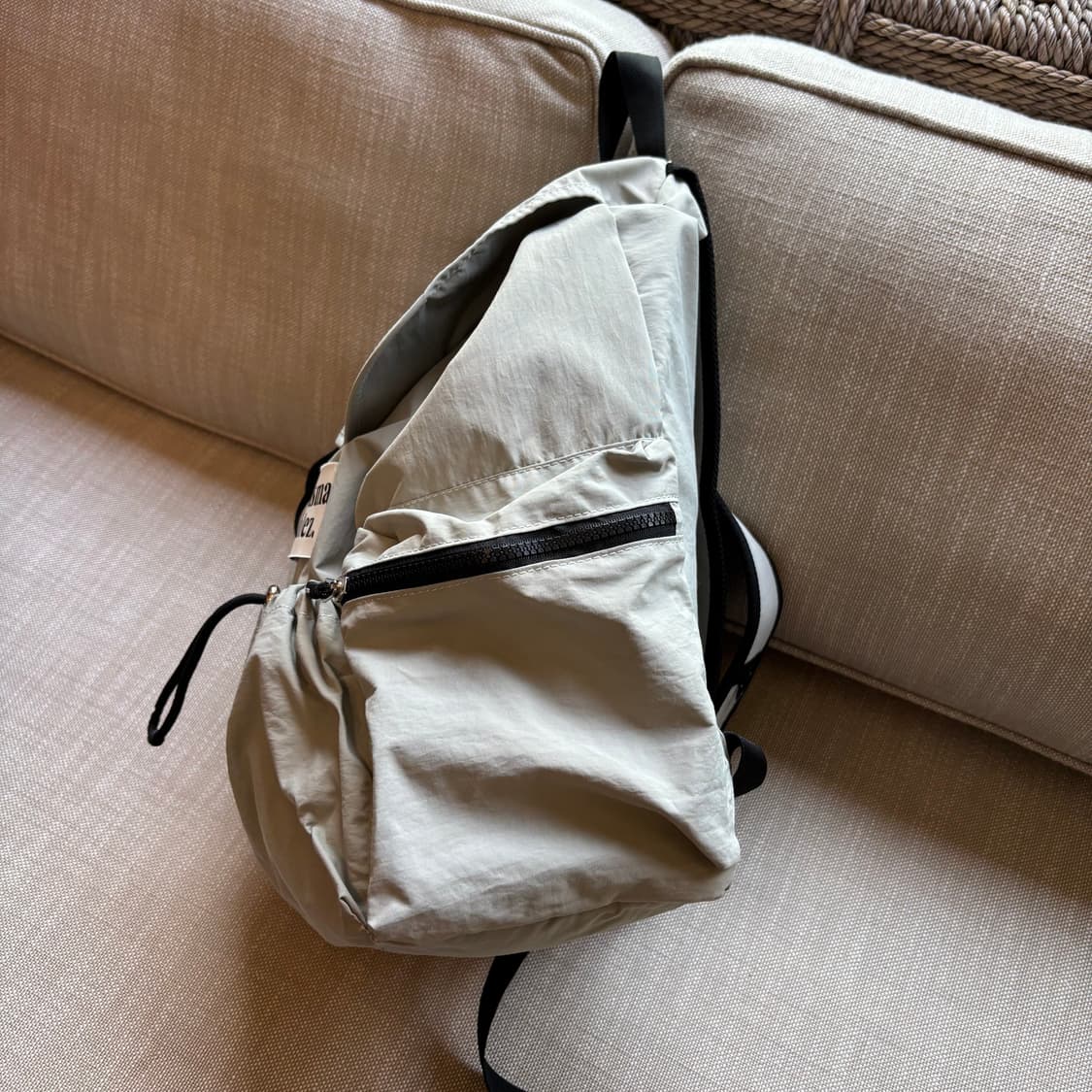 마스마룰즈 스트링 플랩백팩 그레이 상품이미지3