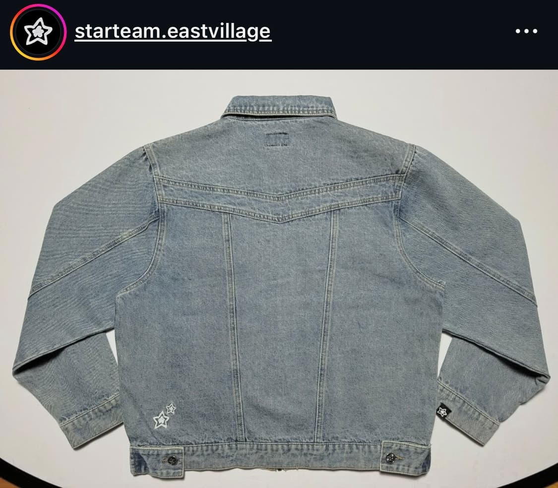 스타팀 데님 자켓 L 상품이미지2