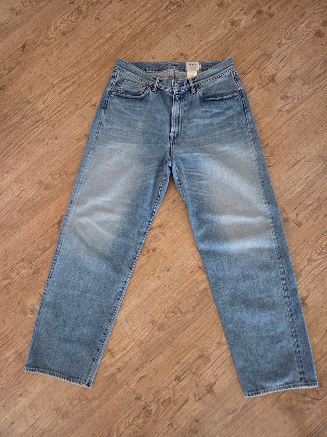 (M)카키스 KHAKIS 크로프트레귤러 셀비지 데님팬츠 상품이미지1